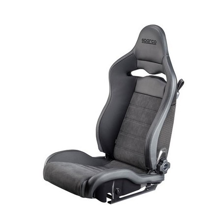 ASIENTO SPX SPARCO PIEL ALCANTARA NEGRO PILOTO