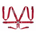 ARNES 6PT P-3" PULL UP ROJO