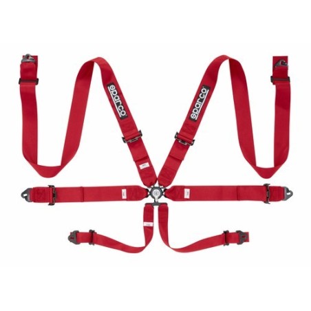 ARNES 6PT P-3" PULL UP ROJO