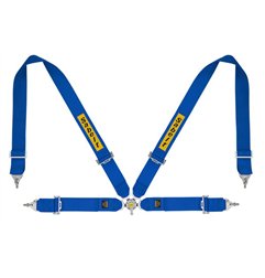 FIA8853 / 1998 ACERO BERLINA DE 4 PUNTOS DEL COCHE AZUL CINTURONES KIT