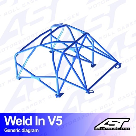 Arco de Seguridad BMW (E36) 3-Series 3-doors Compact RWD Soldar V5