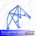 Arco Trasero FORD Fiesta (Mk1) (GBFT) 3-doors Hatchback REMOVABLE Arco Trasero V2