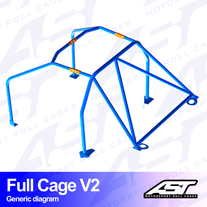 Arco de Seguridad MAZDA MX-3 (EC) 3-doors Coupe Arco Completo V2 Arco de Seguridad MAZDA MX-3 (EC) 3-doors Coupe Arco Completo V2