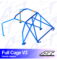 Arco de Seguridad MAZDA MX-3 (EC) 3-doors Coupe Arco Completo V3