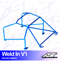 Arco de Seguridad MINI Cooper (R53) 3-door Hatchback Soldar V1