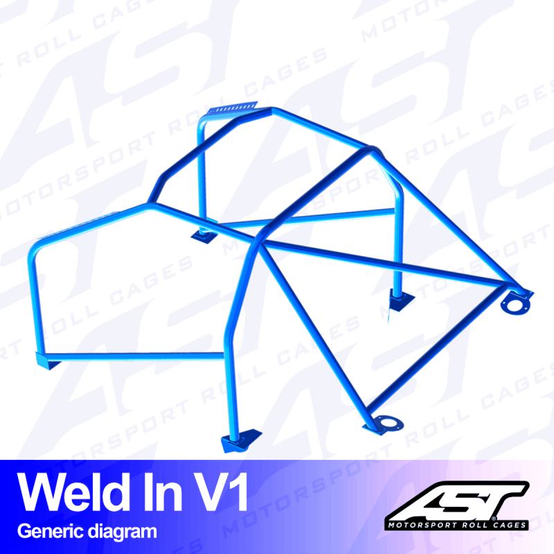 Arco de Seguridad MINI Cooper (R53) 3-door Hatchback Soldar V1 Arco de Seguridad MINI Cooper (R53) 3-door Hatchback Soldar V1
