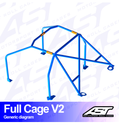 Arco de Seguridad  SCION FR-S (ZC6) 2 Puertas Coupe REMOVABLE Arco Completo V2