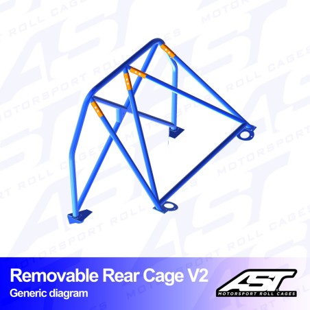 Arco Trasero PORSCHE BOXTER (986) 2 Puertas Roadster REMOVABLE Arco Trasero V2