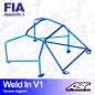 Arco de Seguridad Renault R19 (Phase 1/2) 3-door Coupe Soldar V1