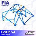 Arco de Seguridad SEAT Toledo (1L) 4 Puertas Sedan Atornillar V4
