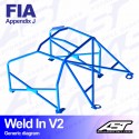 Arco de Seguridad SEAT Toledo (1L) 4 Puertas Sedan Soldar V2