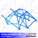 Arco de Seguridad SUZUKI Swift (ZC32S) 3-door Hatchback Multipunto Soldar V4