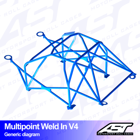 Arco de Seguridad SUZUKI Swift (ZC32S) 3-door Hatchback Multipunto Soldar V4
