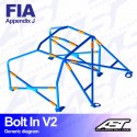 Arco de Seguridad TOYOTA AE86 Sprinter Trueno 3-door Hatchback Atornillar V2