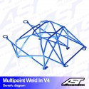 Arco de Seguridad TOYOTA GR Yaris (GXPA16) 3-door Hatchback Multipunto Soldar V4
