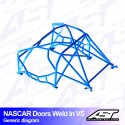 Arco de Seguridad TOYOTA ARISTO (S160) 4 Puertas Sedan Soldar V5 NASCAR-door para drift