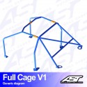 Arco de Seguridad VOLVO 142 2 Puertas Coupe Arco Completo V1