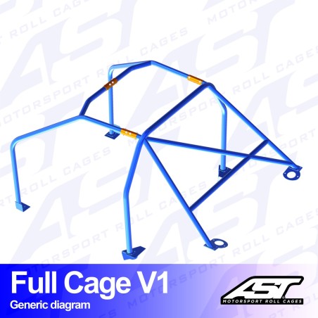 Arco de Seguridad VOLVO 142 2 Puertas Coupe Arco Completo V1