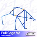 Arco de Seguridad VOLVO 142 2 Puertas Coupe Arco Completo V2