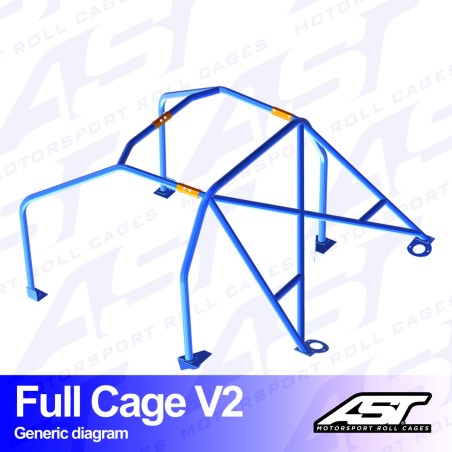Arco de Seguridad VOLVO 142 2 Puertas Coupe Arco Completo V2