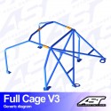 Arco de Seguridad VOLVO 142 2 Puertas Coupe Arco Completo V3