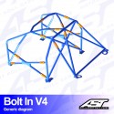 Arco de Seguridad HONDA Civic Coupe (EJ8/EM1) 2 Puertas Coupe Atornillar V4