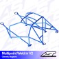 Arco de Seguridad HONDA Civic Coupe (EJ8/EM1) 2 Puertas Coupe Multipunto Soldar V2 Arco de Seguridad HONDA Civic Coupe (EJ8/EM1) 2 Puertas Coupe Multipunto Soldar V2
