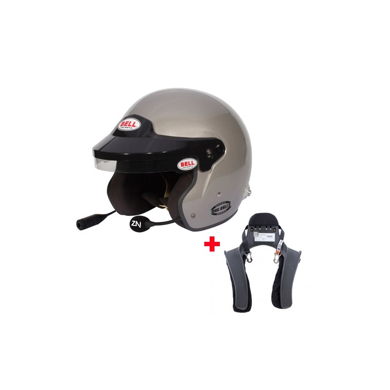 Bell Mag Rally Helmet + HANS Pack