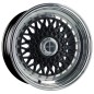 BSX 8,0X15" BLANK ET25 CB73,1 NEGRO ARO PULIDO