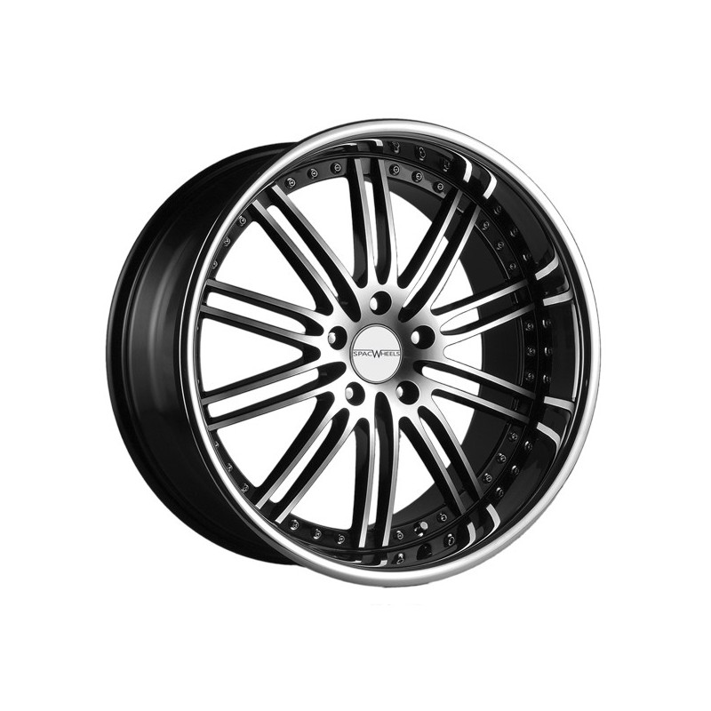 HENNESSEY 8,5X19   5X100 ET 35 NEGRO MECANIZADO ARO BRILLANTE