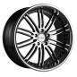 HENNESSEY 8,5X19   5X100 ET 35 NEGRO MECANIZADO ARO BRILLANTE