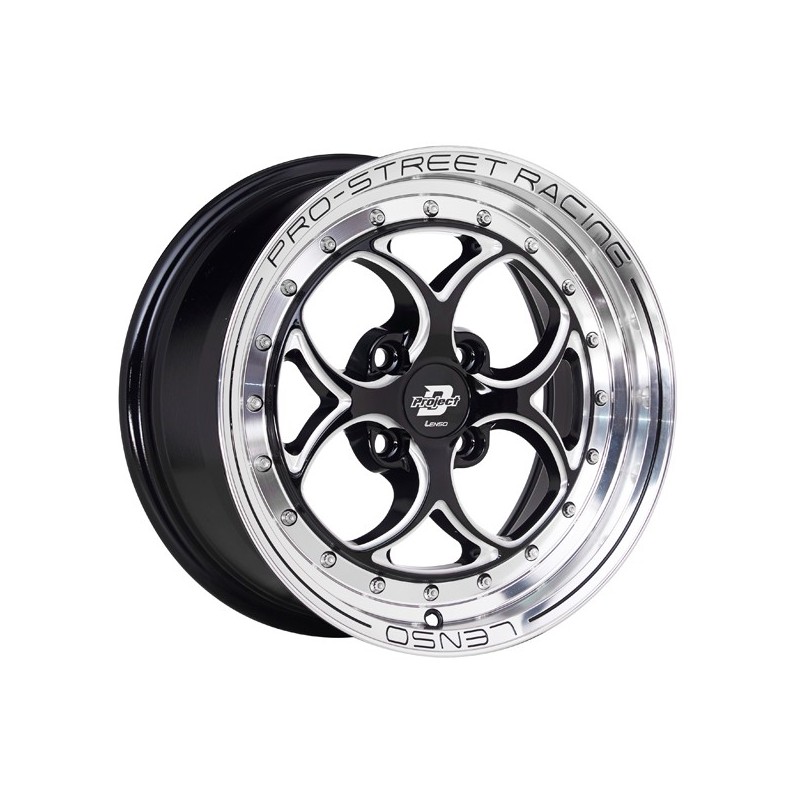 PRO-STREET  7,5X15 4X100 ET 35 NEGRO MEC. ARO PUL