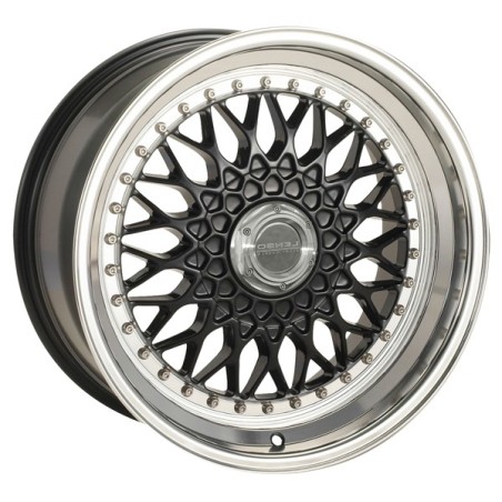 BSX 7,5X17" 4X108 ET35 CB73,1 NEGRO ARO PULIDO