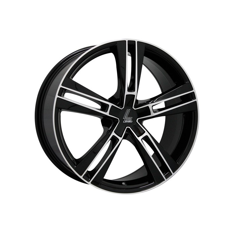 EUROSTYLE 6- 7,5X17" 5X100 ET45 CB73,1 NEGRO PULIDO