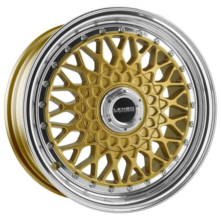 BSX 7,0X15" 4X100 ET20 CB73,1 ORO ARO PULIDO