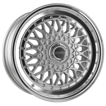 BSX 7,5X16" 4X100 ET38 CB73,1 PLATA ARO PULIDO