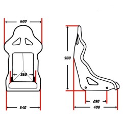Baquet  RRS COBRA PRO