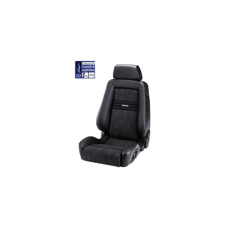 ASIENTO RECARO ERGOMED ES CLIMA ARTISTA NEGRO/PIEL NEGRO PILOTO