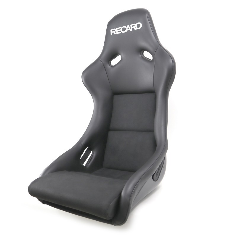 RECARO (TUV) POLE POSITION SEAT - BLACK ARTIFICIAL LEATHER/BLACK DYNAMIC DRIVER & PASSENGER RECARO (TUV) POLE POSITION SEAT - BLACK ARTIFICIAL LEATHER/BLACK DYNAMIC DRIVER & PASSENGER
