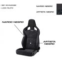 ASIENTO RECARO CROSS SPORTSTER CS ARTISTA NEGRO/NARDO NEGRO PILOTO