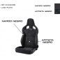 ASIENTO RECARO CROSS SPORTSTER CS ARTISTA NEGRO/NARDO NEGRO PILOTO