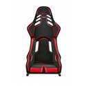 ASIENTO RECARO PODIUM GF ALCANTARA NEGRO/CUERO ROJO TALLA L COPILOTO