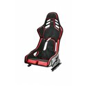 ASIENTO RECARO PODIUM GF ALCANTARA NEGRO/CUERO ROJO TALLA L PILOTO