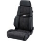 ASIENTO RECARO ORTHOPAED ARTISTA NEGRO/PIEL NEGRO COPILOTO