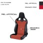 ASIENTO RECARO CROSS SPORTSTER CS CALEFACCION PIEL ARTIFICIAL NEGRO/DINAMICA ROJO PILOTO