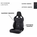 ASIENTO RECARO CROSS SPORTSTER CS AIRBAG ARTISTA NEGRO/NARDO NEGRO PILOTO