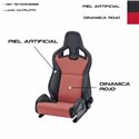 ASIENTO RECARO SPORTSTER CS CALEFACCION PIEL ARTIFICIAL NEGRO/DINAMICA ROJO COPILOTO