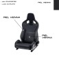 ASIENTO RECARO SPORTSTER CS CALEFACCION PIEL VIENNA NEGRO COPILOTO