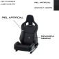 ASIENTO RECARO SPORTSTER CS AIRBAG CALEFACCION PIEL ARTIFICIAL NEGRO/DINAMICA NEGRO COPILOTO