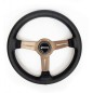 VOLANTE PLANO MOD. CLASSIC PIEL PERFORADA BRAZOS BRONCE OCC MOTORSPORT